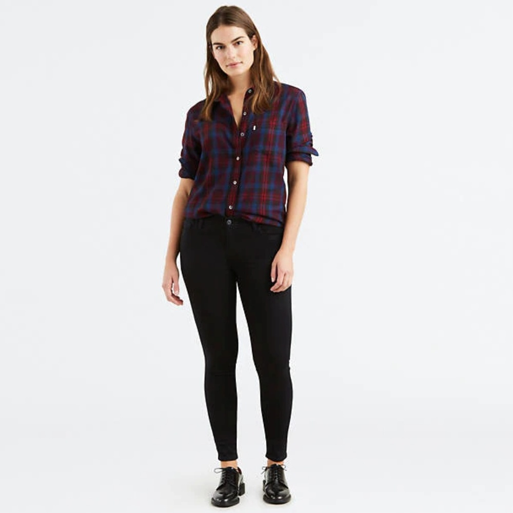 Levi's 710 Super Skinny Black Jean